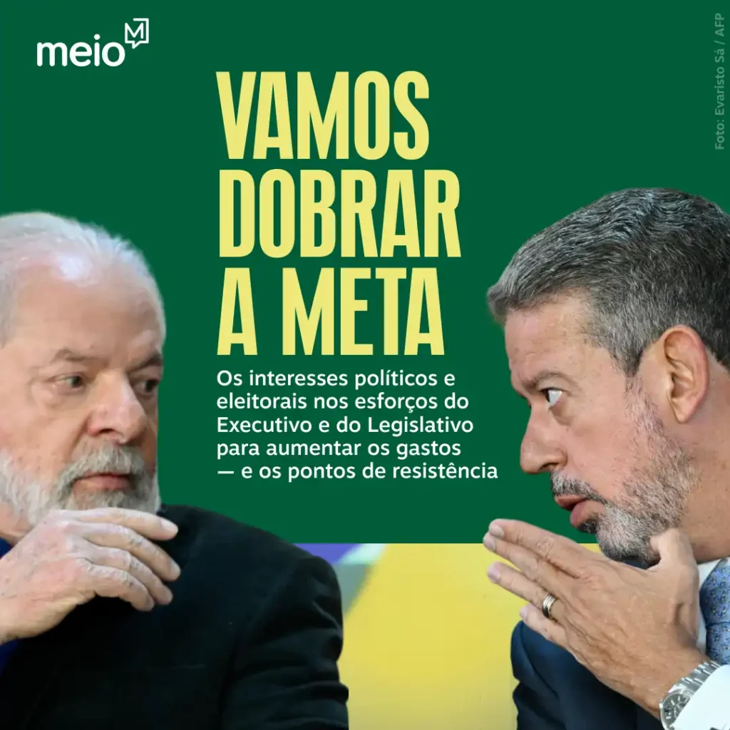 Vamos dobrar a meta